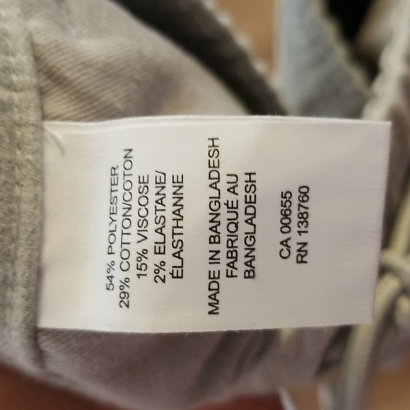 RW&Co size 30 light grey brushed dressy jogger pants - Picture 5 of 6